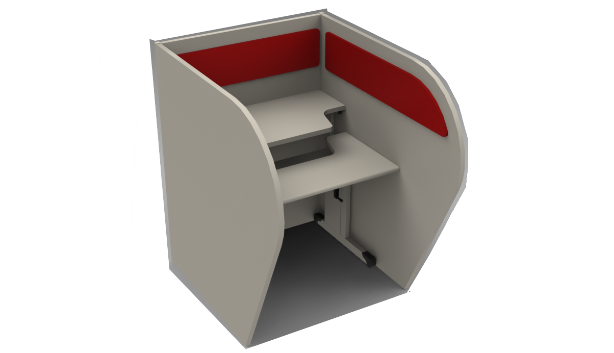 Mesa Call Center com abafadores