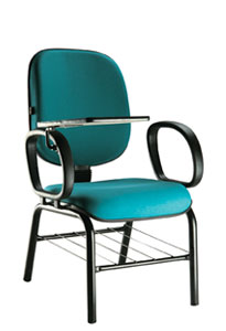 Poltrona Universitária Escamoteável com pé Palito