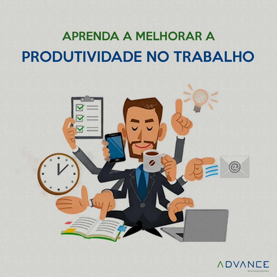 Aprenda a melhorar a produtividade no trabalho