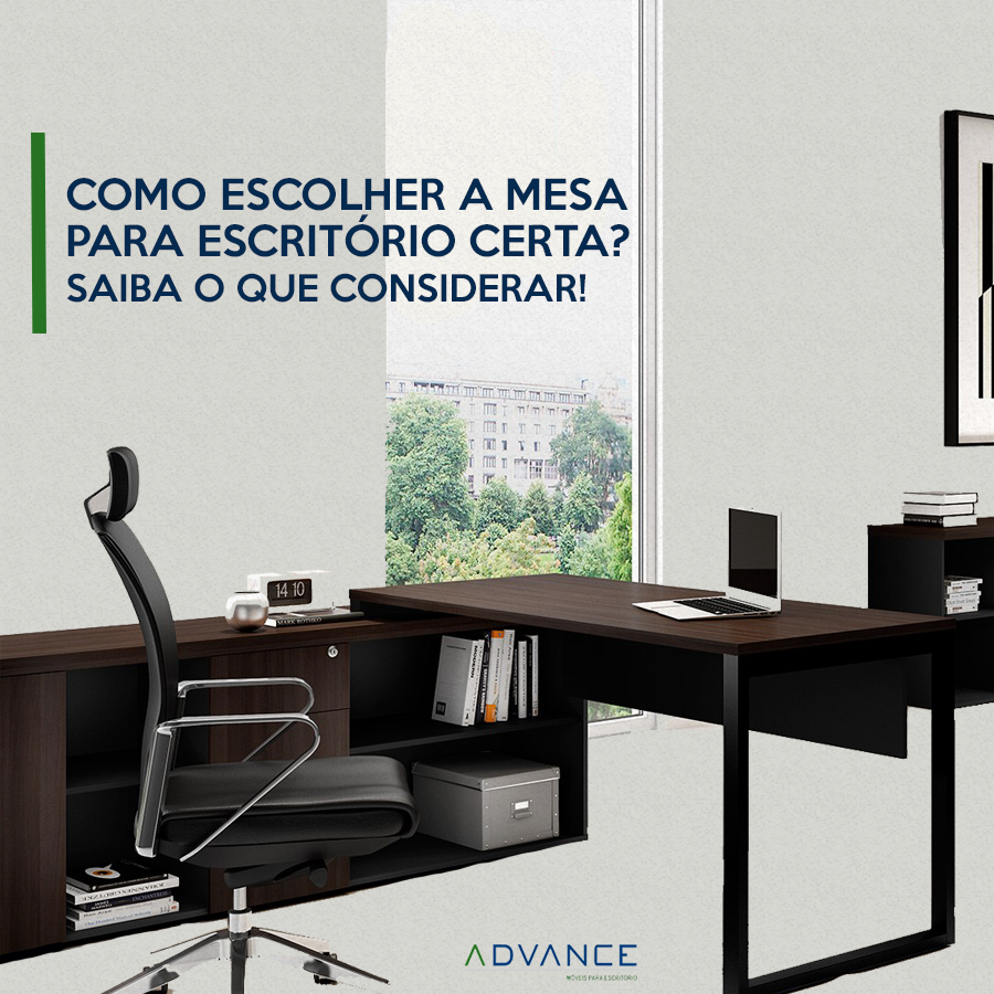 Como escolher a mesa para escritório certa? Saiba o que considerar!