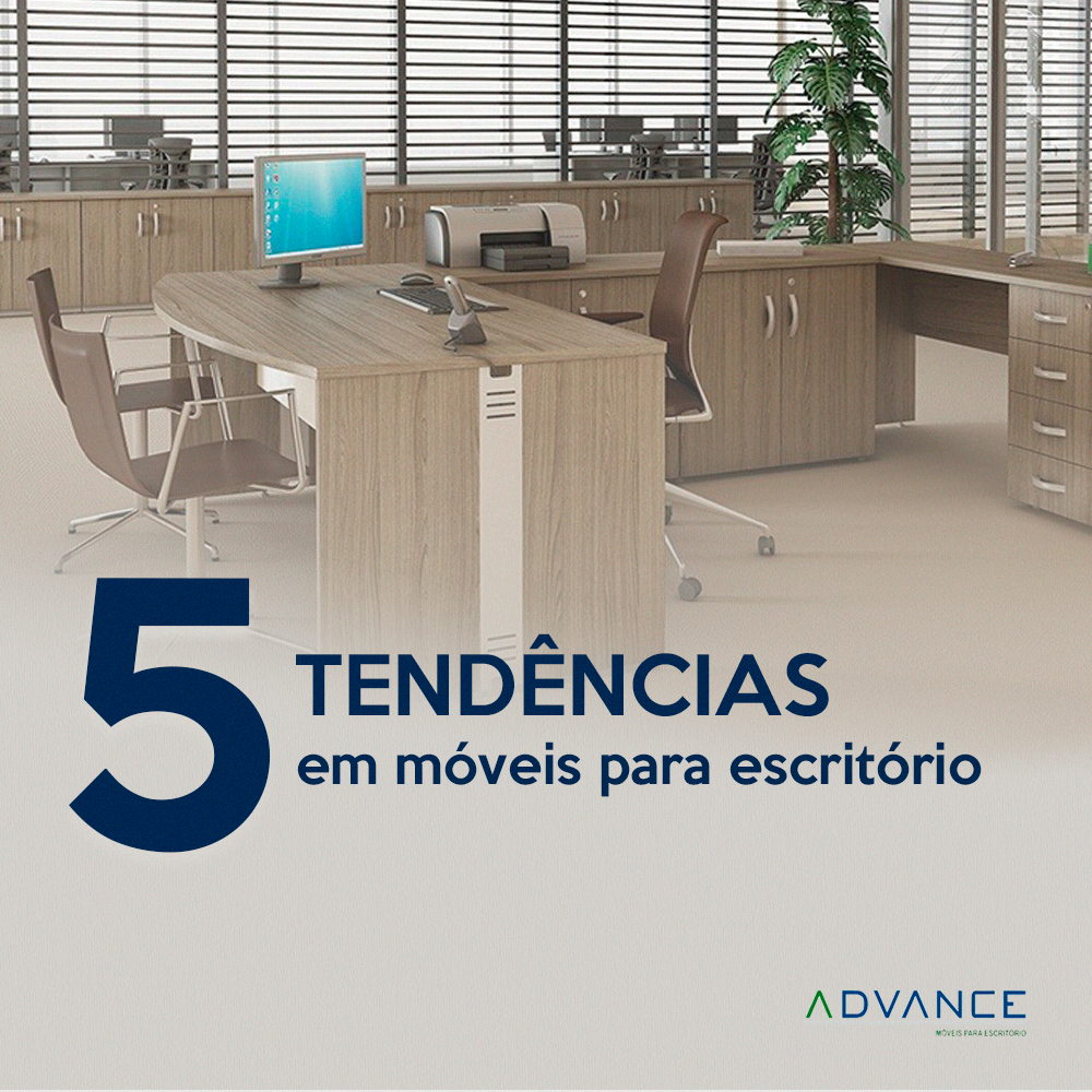 5 tendências em móveis para escritório