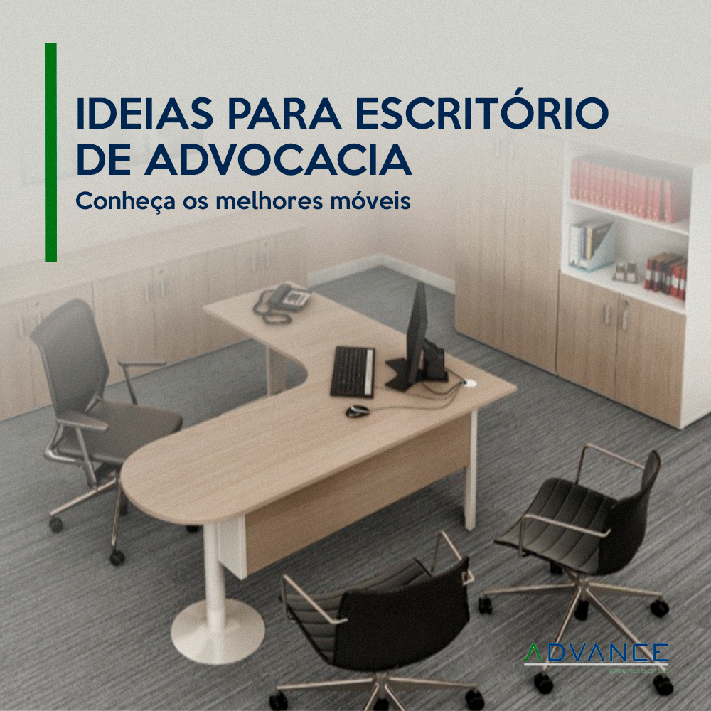 Ideias para escritório de advocacia – melhores móveis