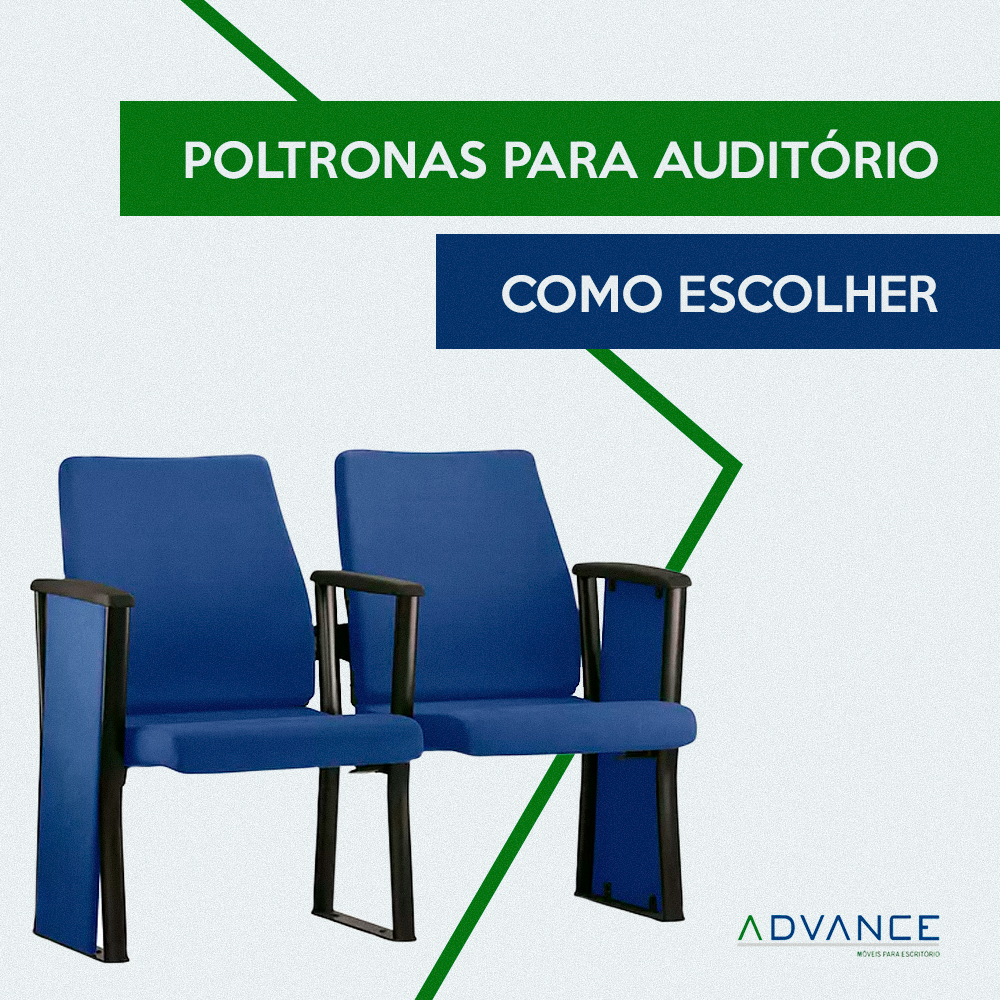 Poltronas para auditório: como escolher