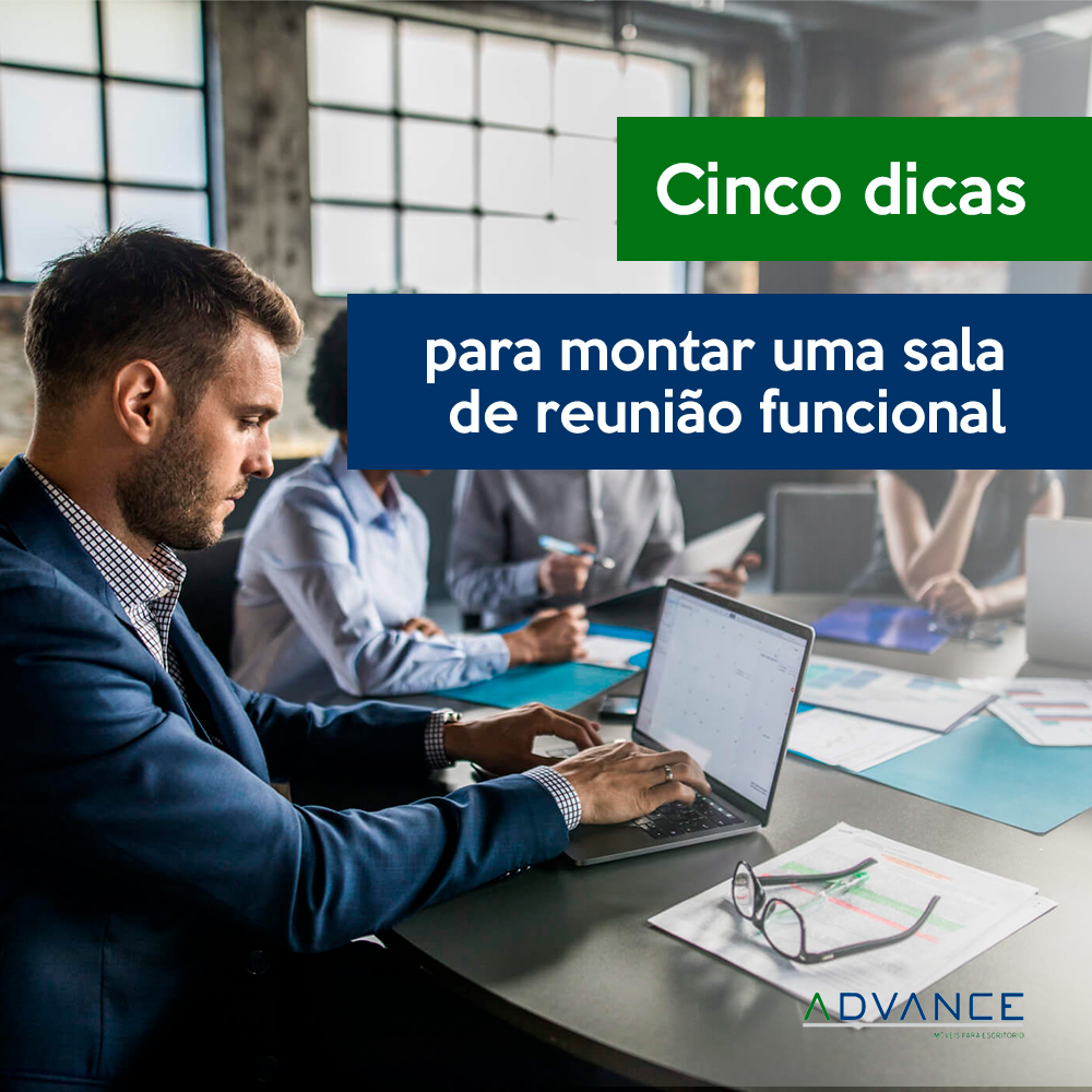 5 dicas para montar uma sala de reunião funcional