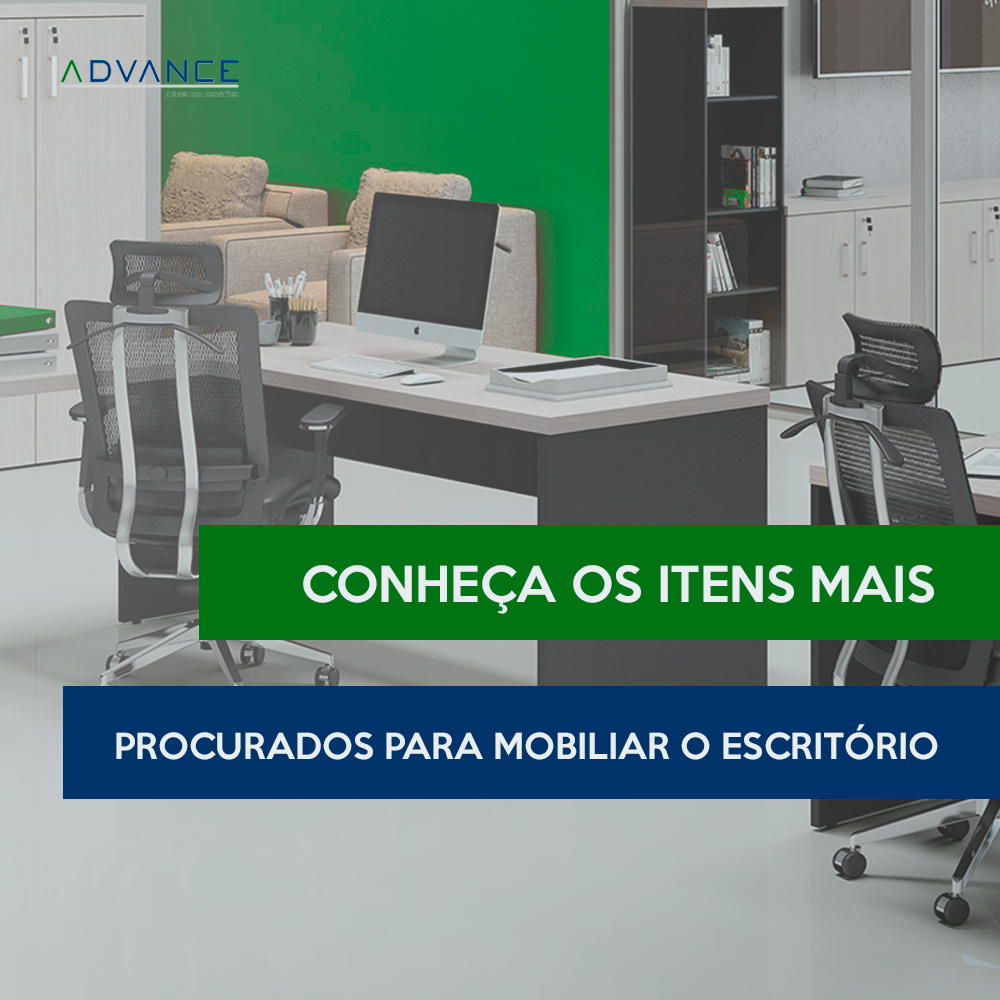 Conheça os itens mais procurados para mobiliar o escritório