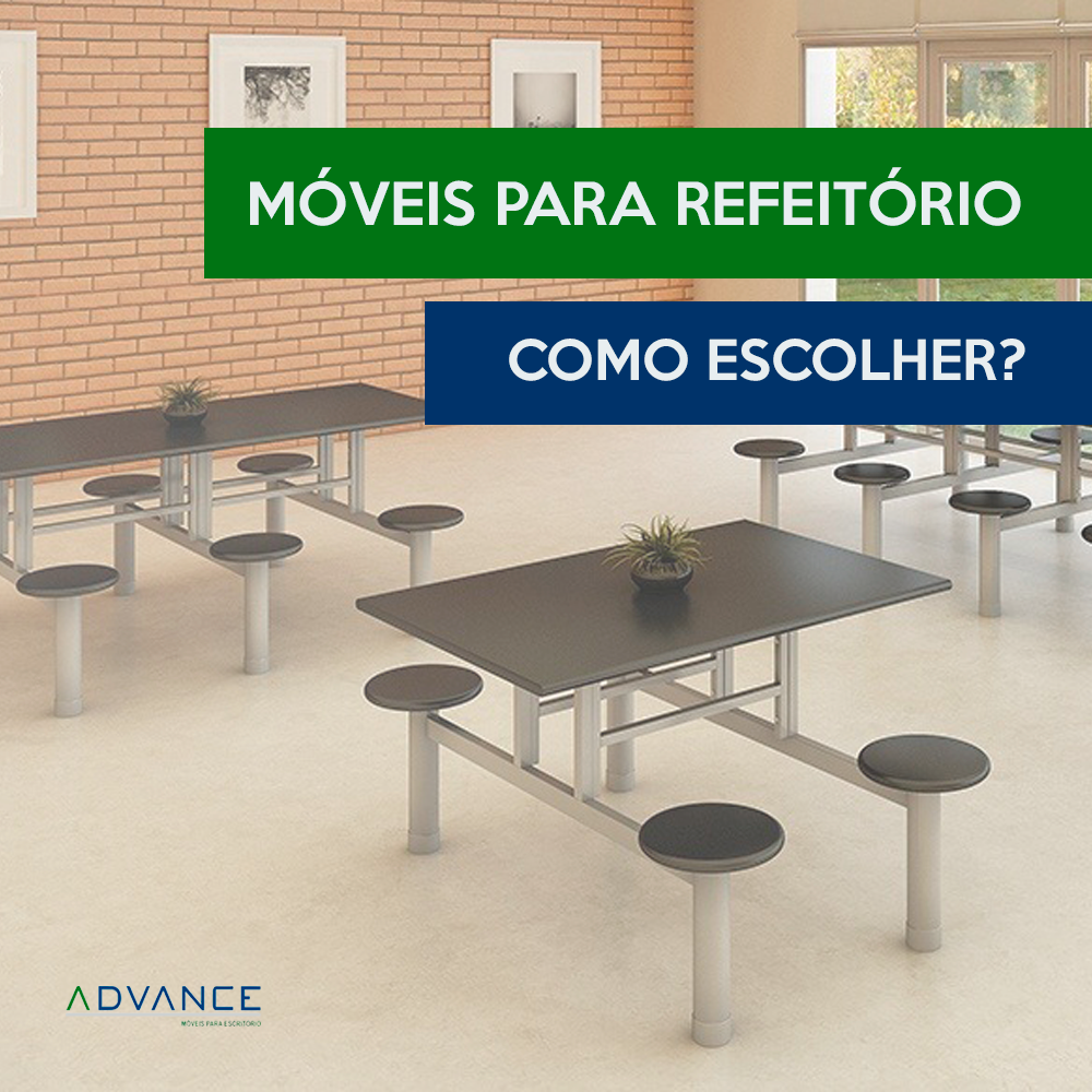 Móveis para refeitório: como escolher