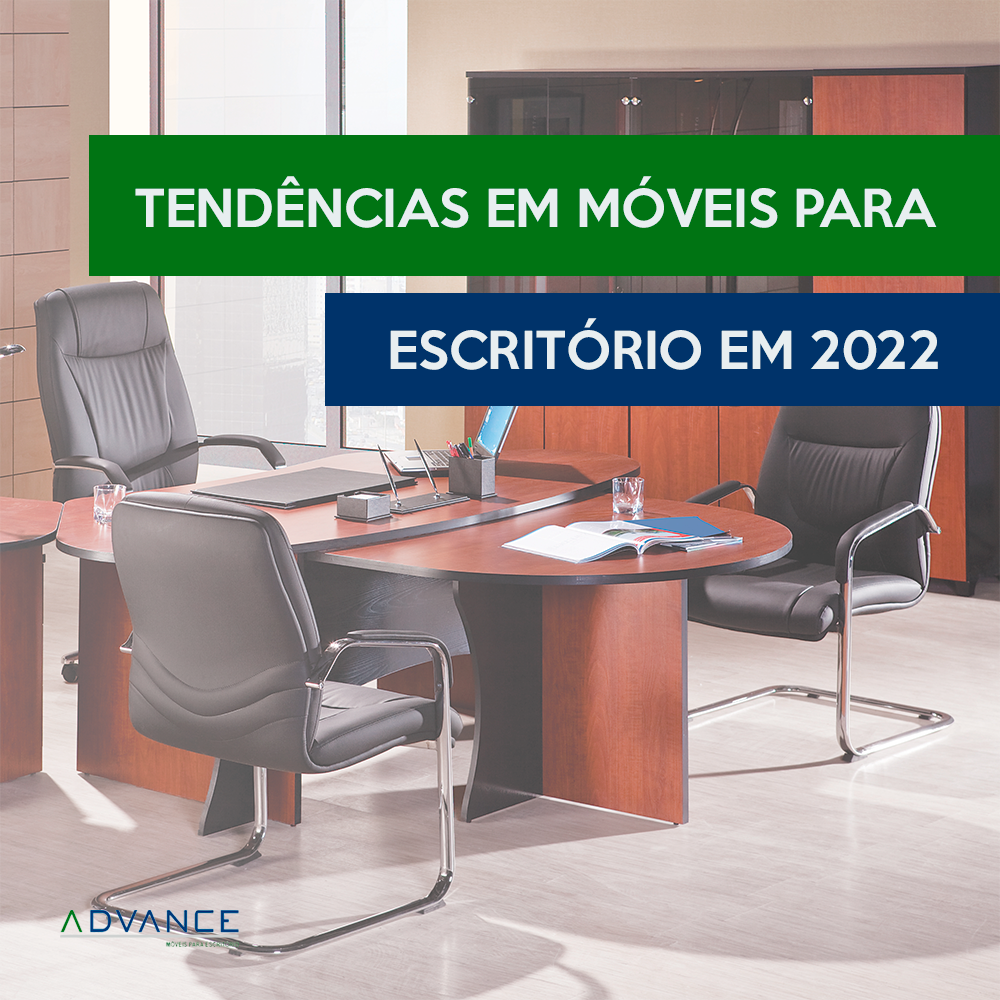 Tendências em móveis para escritório em 2022